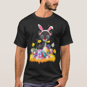 Funny Easter Cute Panther Paaszondag 1 T-shirt