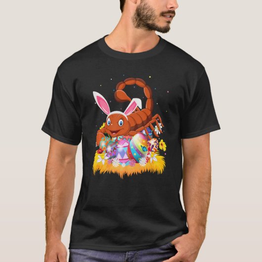 Funny Easter Cute Scorpion Paaszondag T-shirt (Voorkant)