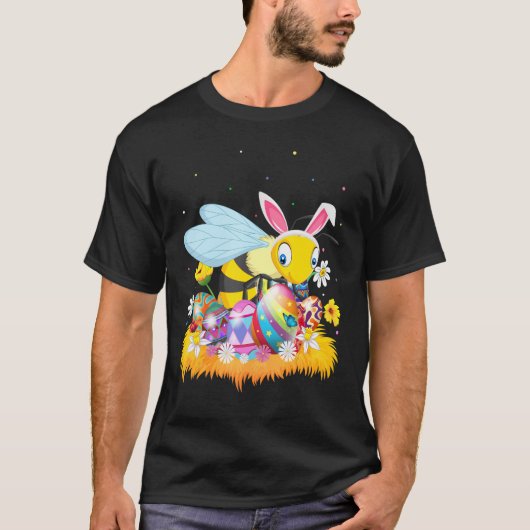 Funny Easter Cute Wasp Paaszondag T-shirt (Voorkant)