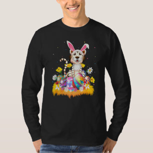 Funny Easter Cute White Tiger Paaszondag T-shirt