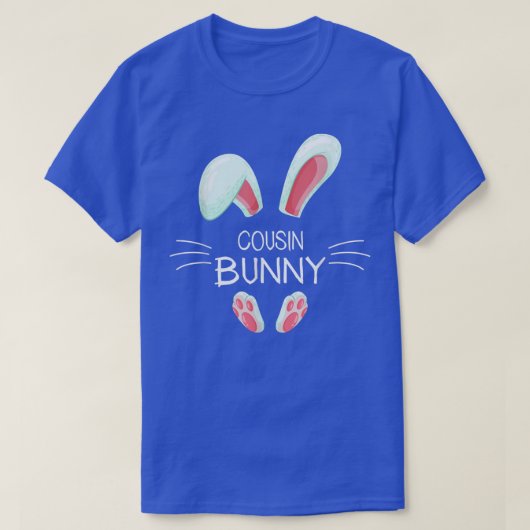 Funny Easter Day Costume Matching Cute Neef Bunn T-shirt (Design voorkant)