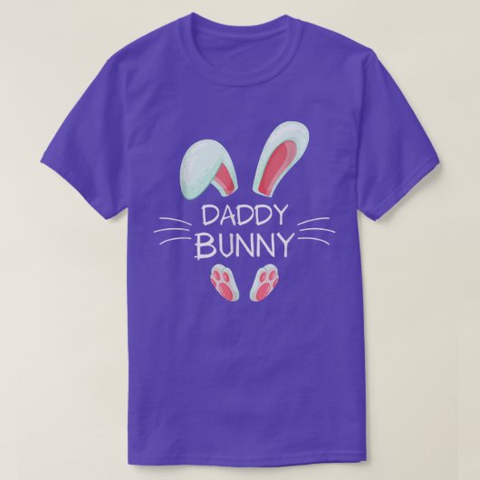 Funny Easter Day Costume Matching Cute Papny Bunny T-shirt (Design voorkant)