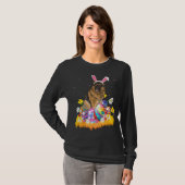 Funny Easter Deug German Shepherd Dog Easter Sunda T-shirt (Voorkant volledig)