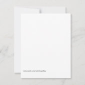 Funny Easter Dinosaur Cute Personaliseert Briefkaa Kaart (Achterkant)