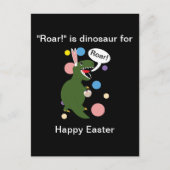 Funny Easter Dinosaur personaliseren Briefkaart (Voorkant)
