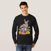 Funny Easter Egg Chinese Crested Dog Easter Sunda T-shirt (Voorkant volledig)