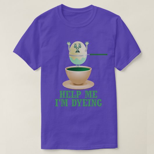 Funny Easter Egg Dyeing T-shirt (Design voorkant)