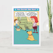 Funny Easter Egg Hunt Kaart (Voorkant)