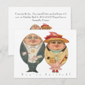 Funny Easter Egg Hunt  Partij Uitnodiging (Voorkant / Achterkant)