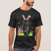 Funny Easter Egg Hunting Portuguese Water Dog East T-shirt (Voorkant)