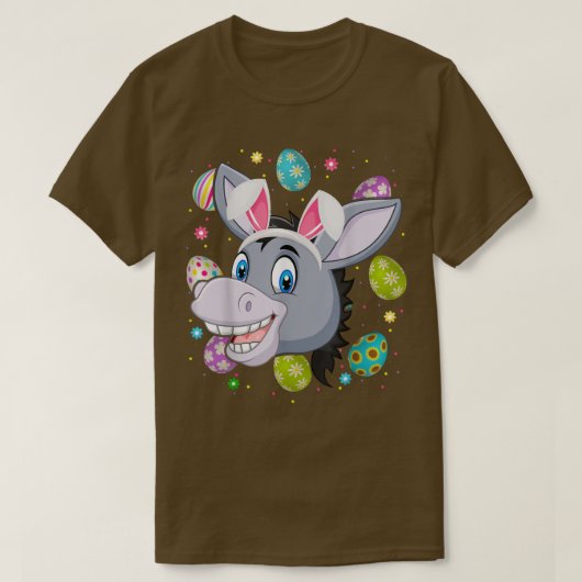 Funny Easter Egg Lover Bunny Ear Donkey Face Easte T-shirt (Design voorkant)