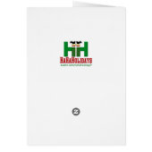 Funny Easter Egg Protection Programme Wenskaart (Achterkant)