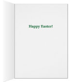 Funny Easter Egg Protection Programme Wenskaart (Binnen (Rechts))