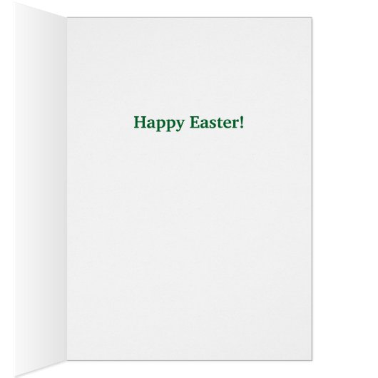 Funny Easter Egg Protection Programme Wenskaart (Binnen (Rechts))