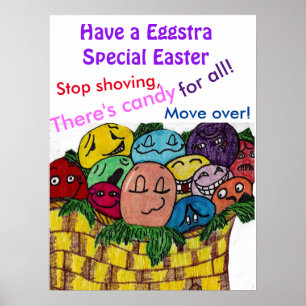 FUNNY EASTER EIGS POSTER