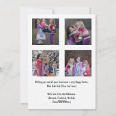 Funny Easter Family Photo Collage Greeting Feestdagenkaart (Achterkant)