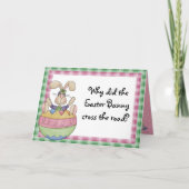 Funny Easter Feestdagen Kaart (Voorkant)