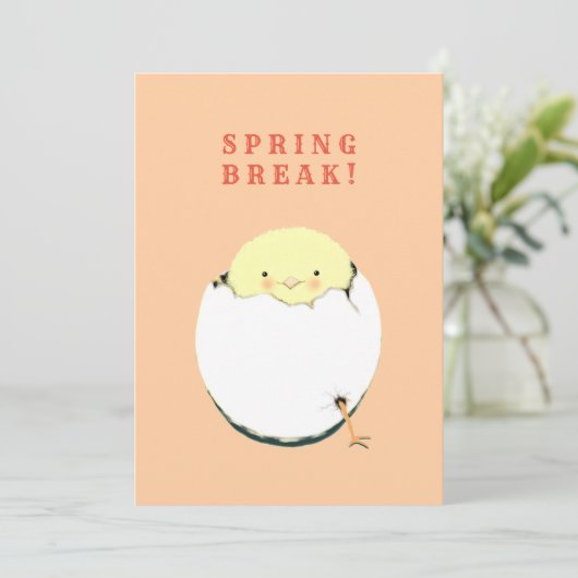 Funny Easter Feestdagenkaart (Staand voorkant)