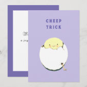 Funny Easter Feestdagenkaart (Voorkant / Achterkant)