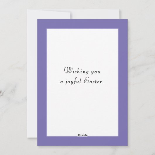 Funny Easter Feestdagenkaart (Achterkant)