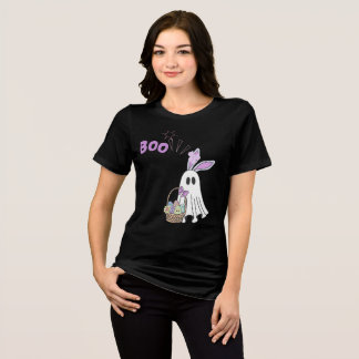 Funny Easter Ghost Schattige Halloween Bunny Egg B Tri-Blend Shirt