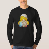 Funny Easter Gnome Grandpa voor kippen pap en eas T-shirt (Voorkant)