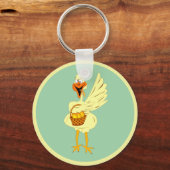 Funny Easter Goose Sleutelhanger (Voorkant)