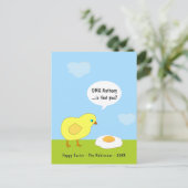 Funny Easter Greeting Feestdagenkaart (Staand voorkant)