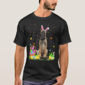 Funny Easter Hunting Belgium Shepherd Dog East T-shirt (Voorkant)
