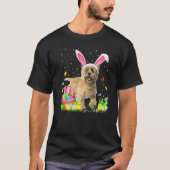 Funny Easter Hunting Cairn Terrier Dog Pasen T-shirt (Voorkant)