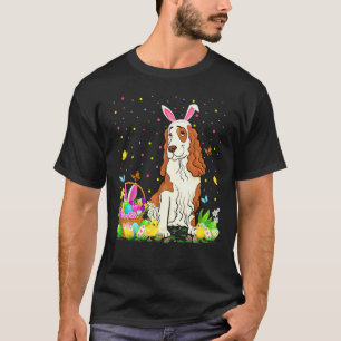 Funny Easter Hunting Cocker Spaniel Dog Pasen T-shirt