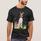 Funny Easter Hunting English Pointer Dog Easte T-shirt (Voorkant)