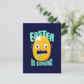 Funny Easter komt uit Gele Eieren Briefkaart (Staand voorkant)