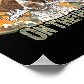 Funny easter labrador retriever on the hunt bunny poster (Hoek)