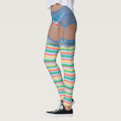 Funny Easter Leggings Paaskostume Legging Pants (Links)