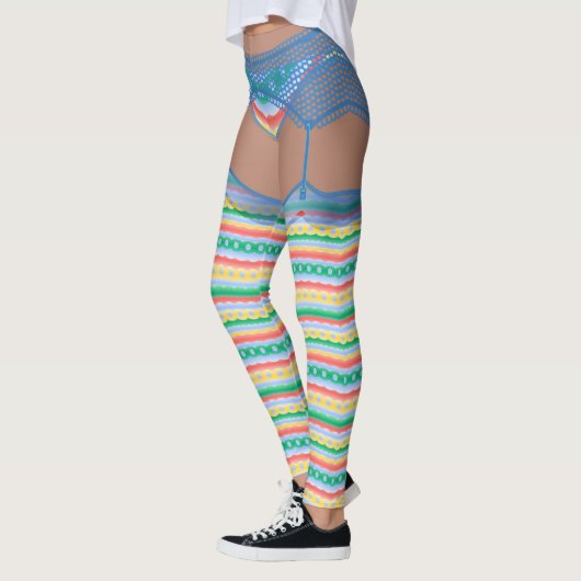Funny Easter Leggings Paaskostume Legging Pants (Links)