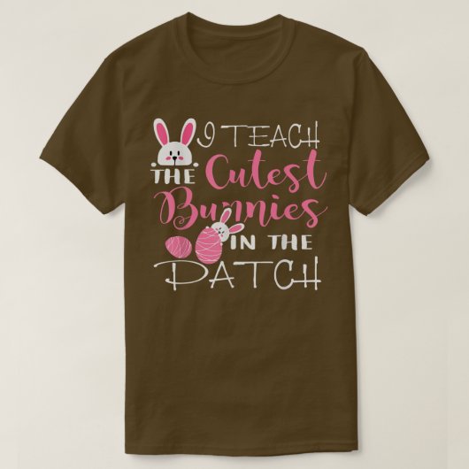 Funny Easter leraar Kindergarten School Cutest Bu T-shirt (Design voorkant)