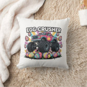 Funny Easter Monster Truck Egg Crusher Pun Boys Kussen (Deken)