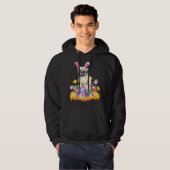 Funny Easter Pug Dog Paaszondag Hoodie (Voorkant volledig)
