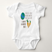 Funny Easter Pun Quote Gezegde Doodle Cartoon Cute Romper (Voorkant)