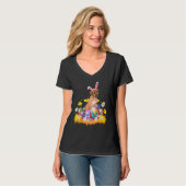 Funny Easter Rhodesian Ridgeback Dog Pasen T-shirt (Voorkant volledig)