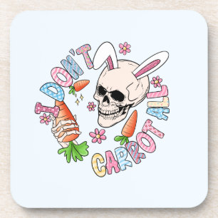 Funny Easter Skull Bier Onderzetter