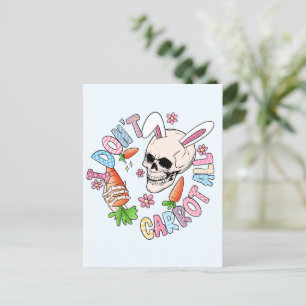 Funny Easter Skull Briefkaart