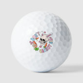 Funny Easter Skull Golfballen (Voorkant)