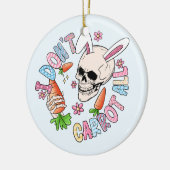 Funny Easter Skull Keramisch Ornament (Links)
