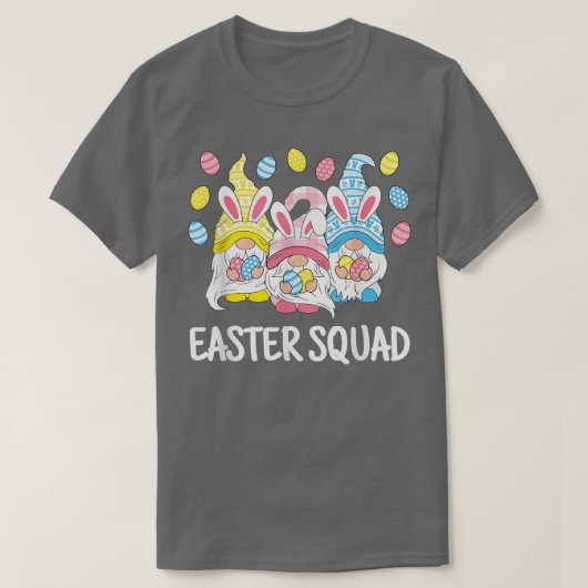 Funny Easter Squad Gnomes Happy Easter Bunny G T-shirt (Design voorkant)