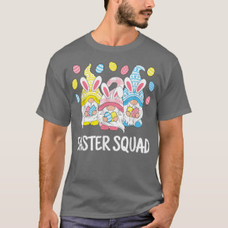 Funny Easter Squad Gnomes Happy Easter Bunny G T-shirt