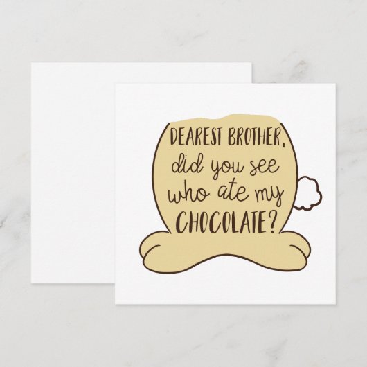 Funny Easter Typography Quote Bunny Feestdagenkaart (Voorkant / Achterkant)