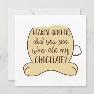 Funny Easter Typography Quote Bunny Feestdagenkaart
