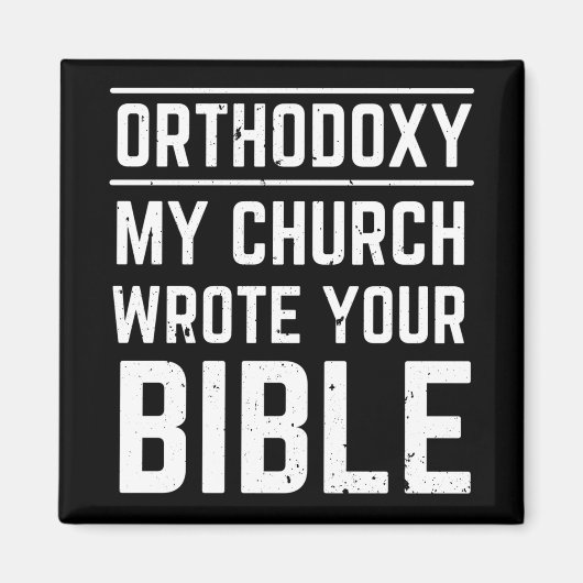 Funny Eastern Orthodox Magneet (Voorkant)